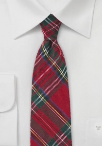 Cravatta quadri cotone