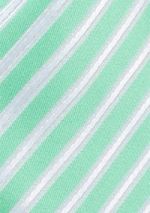 Cravatta Business Stripe Blue Green Pearlescent