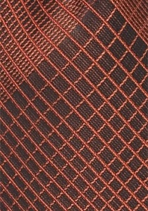 Cravatta marrone geometrico