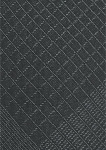 Cravatta geometrico nero