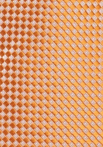 Cravatta arancione geometrico