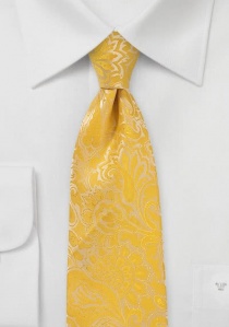 Cravatta gialla vegetale