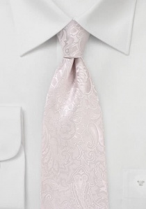 Cravatta rosa pastello vegetale