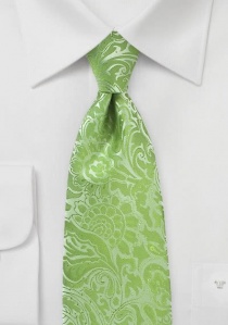 Cravatta verde vegetale
