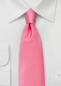 Cravatta maschile monocromatica rosa