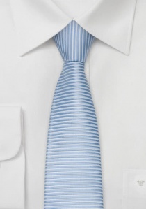 Rimini Krawatte eisblau/weiß