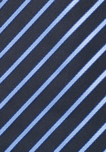 Cravatta righe celeste blu