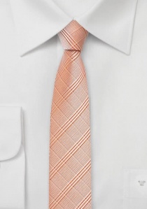 Cravatta stretta salmone