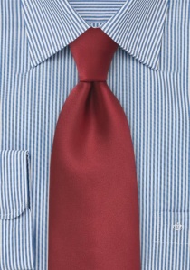 Cravatta clip rosso scuro