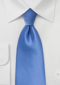 Cravatta a clip in polifibra blu reale