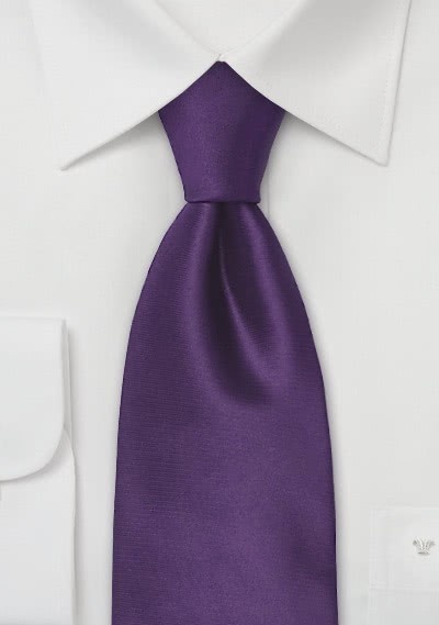 Herren Krawatte edles Aubergine Herren Krawatte edles Aubergine