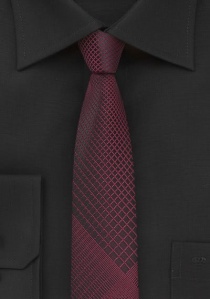 Cravatta stretta astratto rosso