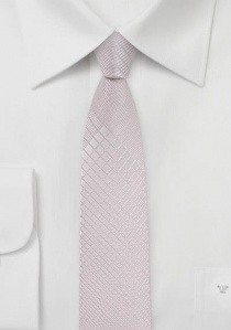 Cravatta stretta rosa pallido