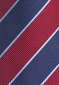 Cravatta riGhe rosso blu