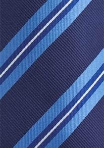 Cravatta blu righe
