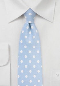 Cravatta business grossolana maculata blu pallido