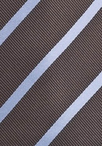 Cravatta per bambini con motivo a righe azzurro