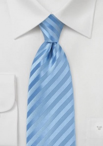 Cravatta per bambini a righe blu acciaio