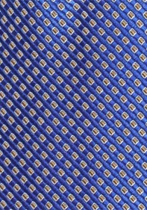 Cravatta rete blu seta