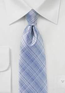 Cravatta di grande effetto strutturata in blu