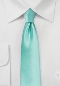 Cravatta sottile verde blu