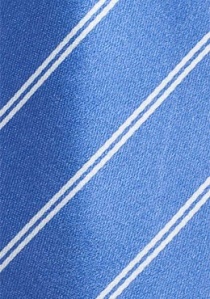 XXL-Herrenkrawatte Streifendesign eisblau