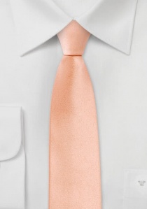 Cravatta sottile albicocca