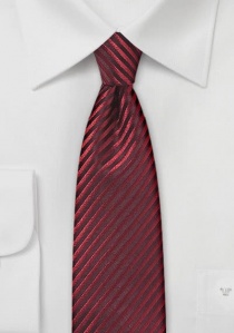 Cravatta sottile rossa