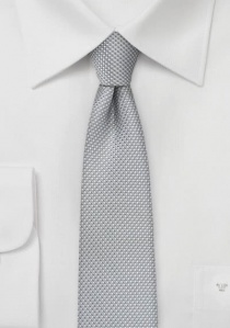 Cravatta sottle argento