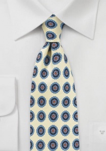 Ornamento per cravatta ecrù