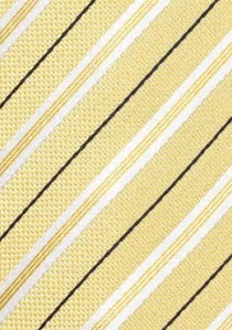 Cravatta righe giallo nero
