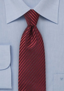 Cravatta XXL righe rosso