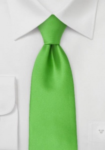 Cravatta business elasticizzata verde segnale