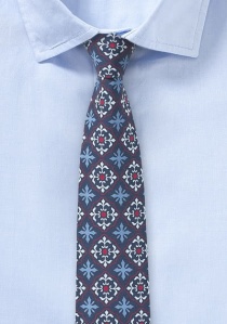 Cravatta moderna in cotone dal look conservatore