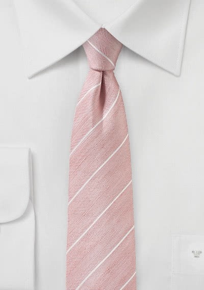 Cravatta rosa spina pesce