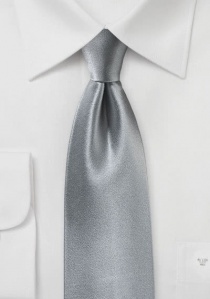 Cravatta da uomo Satin Shine Medium Grey