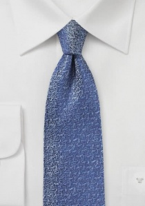 Cravatta strutturata maculata blu reale