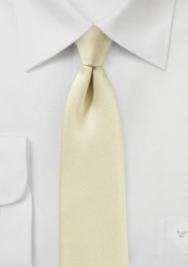 Cravatta uomo struttura giallo pallido