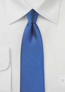 Cravatta sottile blu elettrico