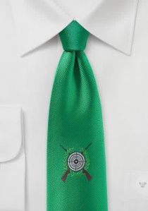 Cravatta da uomo con motivo Sagittario Verde