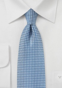 Cravatta quadrettini blu bianco