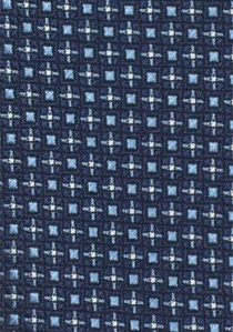 Cravatta quadrettini blu