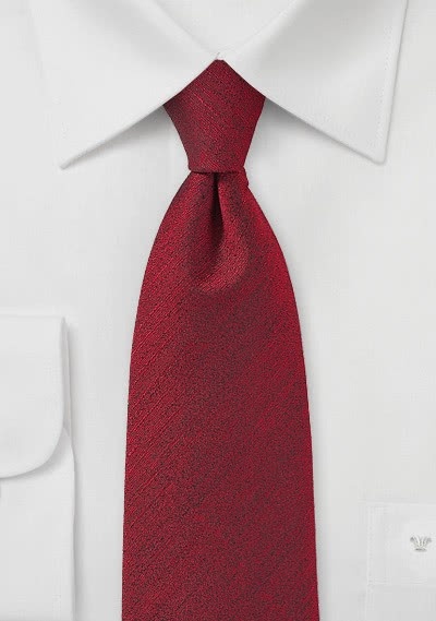 Krawatte meliert rot