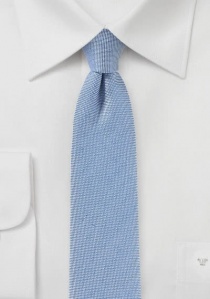 Cravatta in lino color tortora