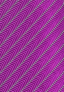 Kravatte Kreidestreifen-Design pink
