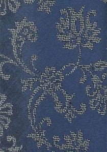 Cravatta blu floreale