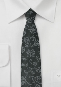 Cravatta jacquard nera