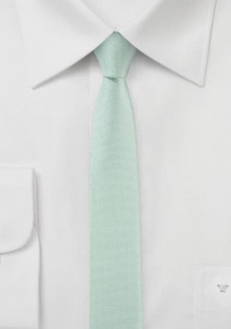 Cravatta extra stretta di forma turchese chiaro