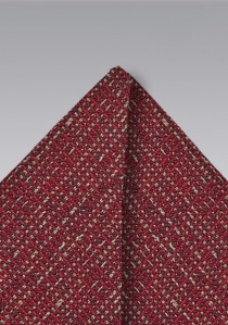 Sciarpa decorativa con lana rossa