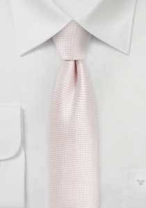 Cravatta struttura sottile rosa